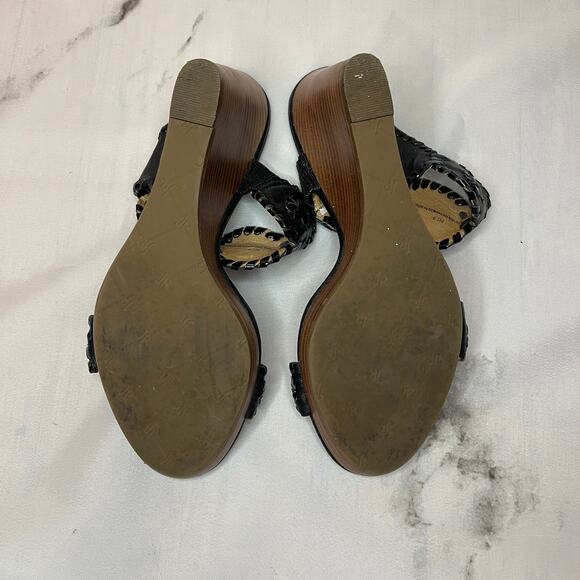 Jack Rogers Luccia Wedge Sandals Size 6.5 - Picture 8 of 9